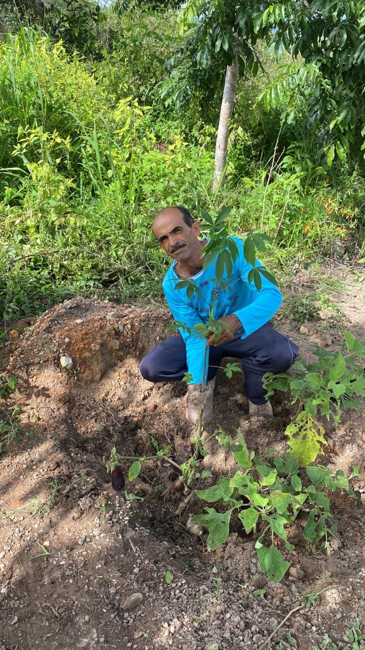 Com apoio da Emdagro produtor de orgânico realiza reflorestamento em comunidade onde produz