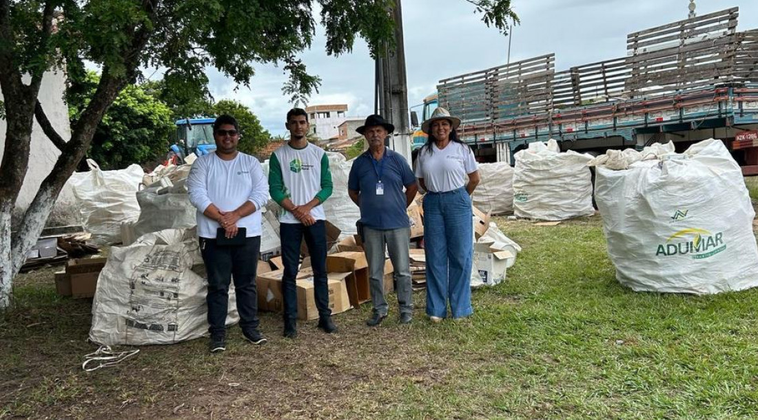 Ação educativa em Boquim recolheu seis toneladas de embalagens de agrotóxicos