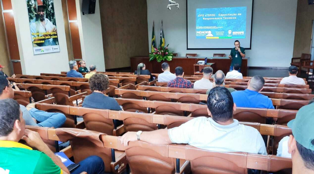 Emdagro capacita engenheiros agrônomos para emissão de CFO e CFOC em Sergipe