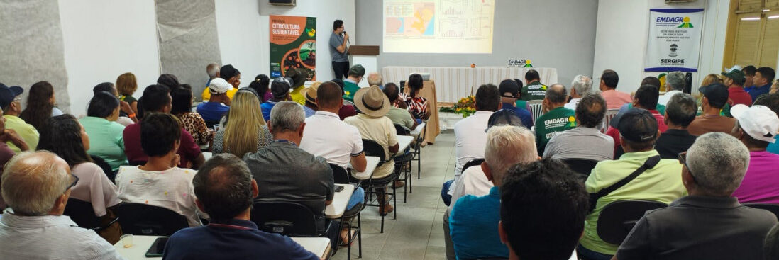Governo do Estado realiza I Seminário sobre Citricultura Sustentável com palestras e oficinas em Boquim